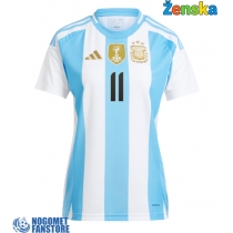 Argentina Angel Di Maria #11 Domaci Dres za Ženska Copa America 2024 Kratak Rukav